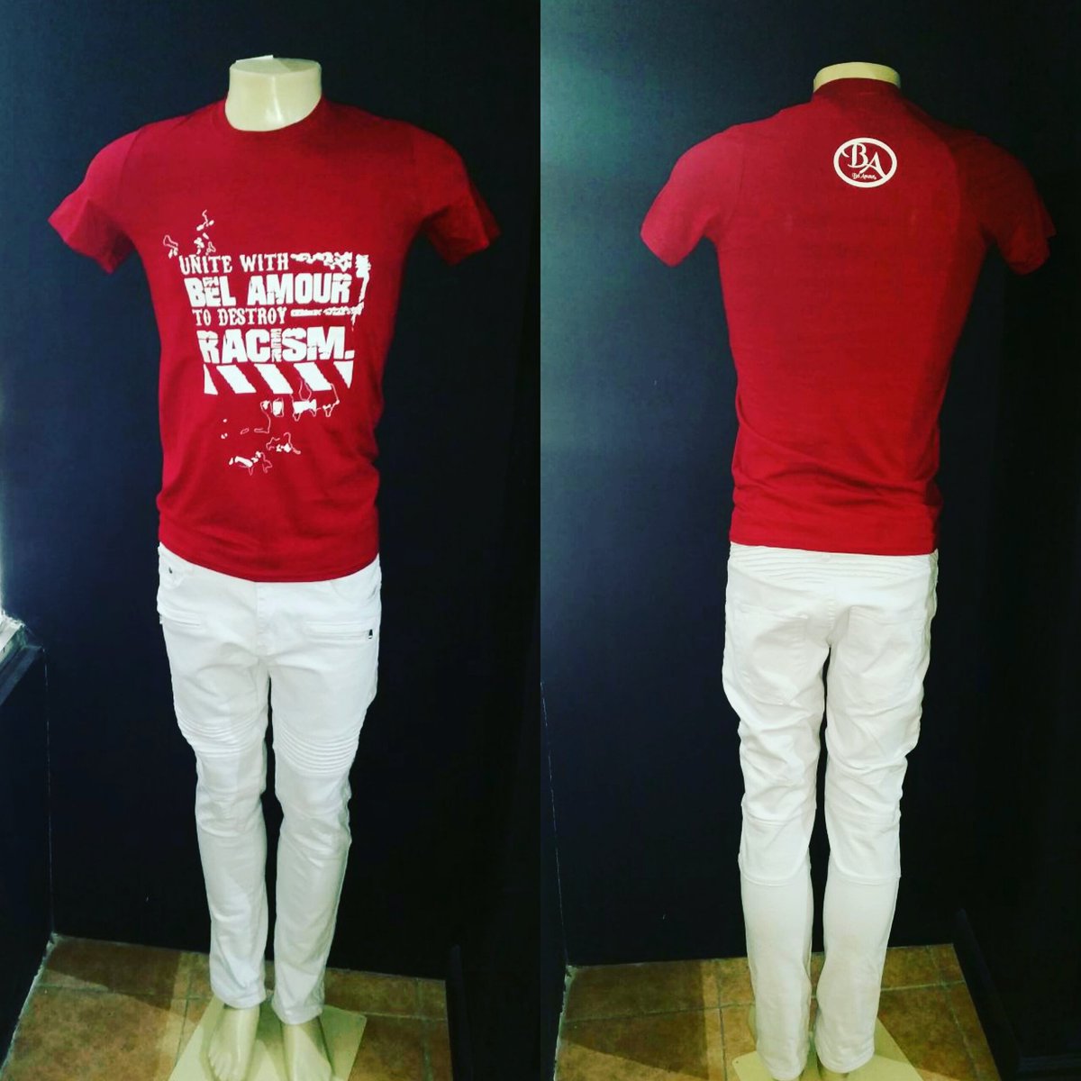 BelAmour_BA's tweet photo. Bel Amour's Anti-Racism Tee. #fightracism #racism #beautifulLove #love #ootd #originalbrand #SmallBiz #Wecare https://t.co/Z6ZSrUgrI1