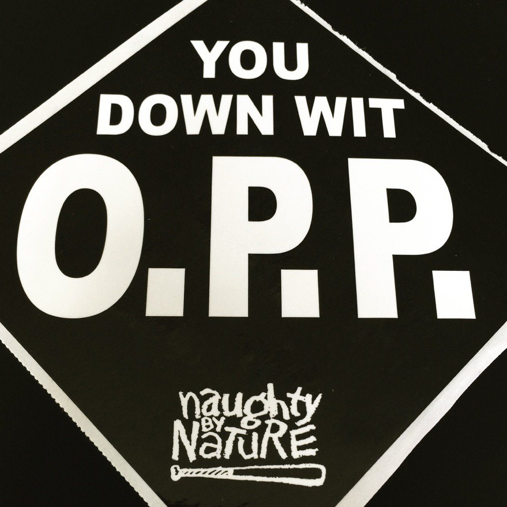 Sticker we printed for Naughty by Nature! #stickers