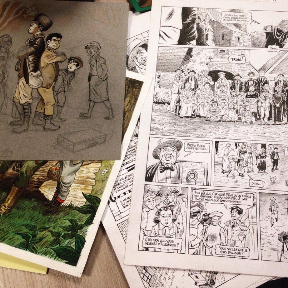 CastermanBD's tweet photo. De nouvelles planches de #LaGuerredesLulus viennent d'arriver ! #Hardoc #Casterman https://t.co/yE5dWKfMZu
