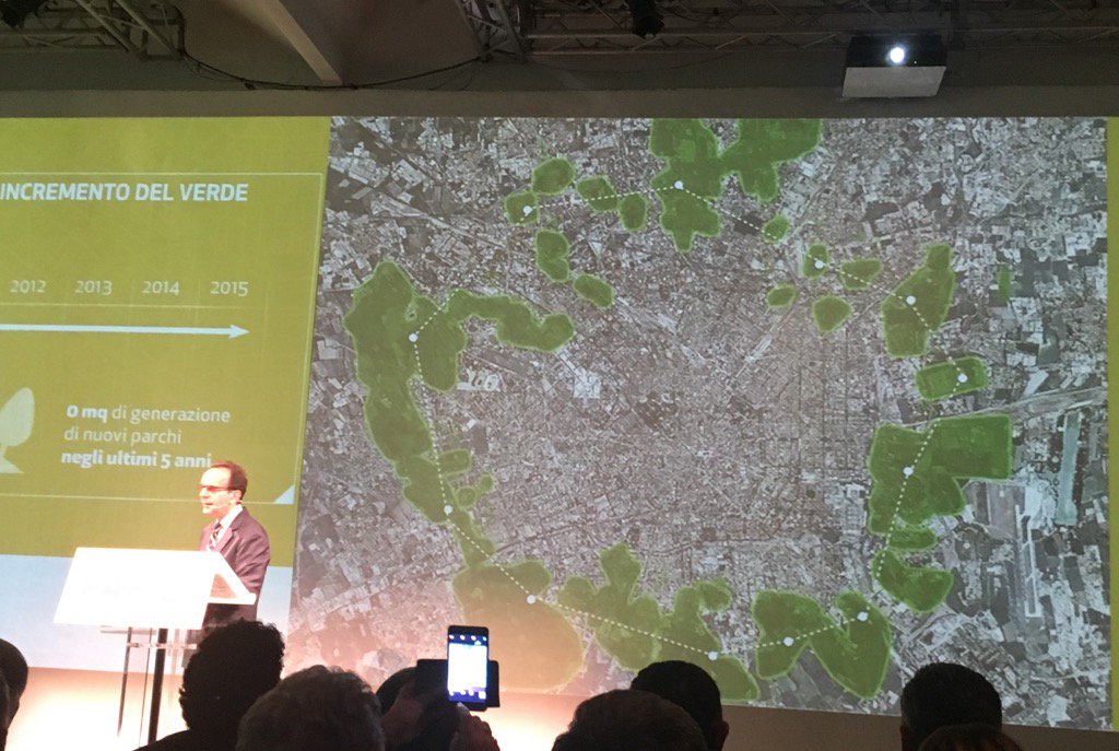 Stefano Parisi <a href="/ioCorroXmilano/">Stefano Parisi</a> il progetto di parco orbitale intorno alla città metropolitana