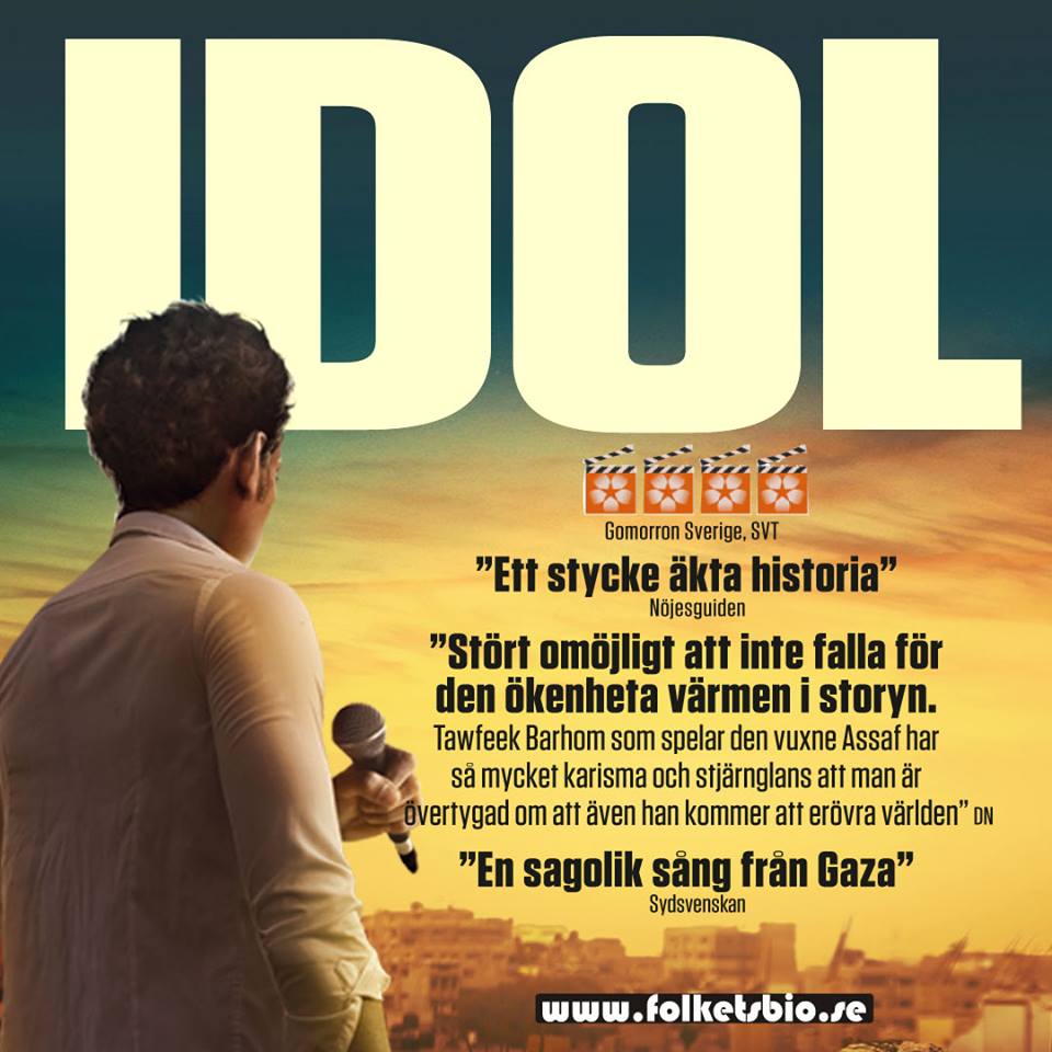 IDOL! Mohammed i Gaza lyckades ta sig till finalen i Arabiska Idol-tävlingen i Beirut 2013. kino.nu/idol