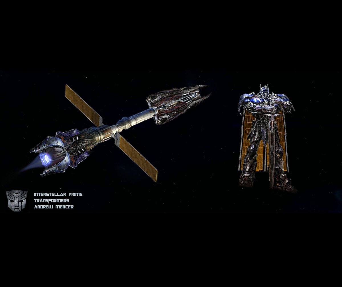 CautionLowSign's tweet image. Rough concept for a space Optimus Prime. Solar panels would double as a flowing cape. #TransformersTheLastKnight