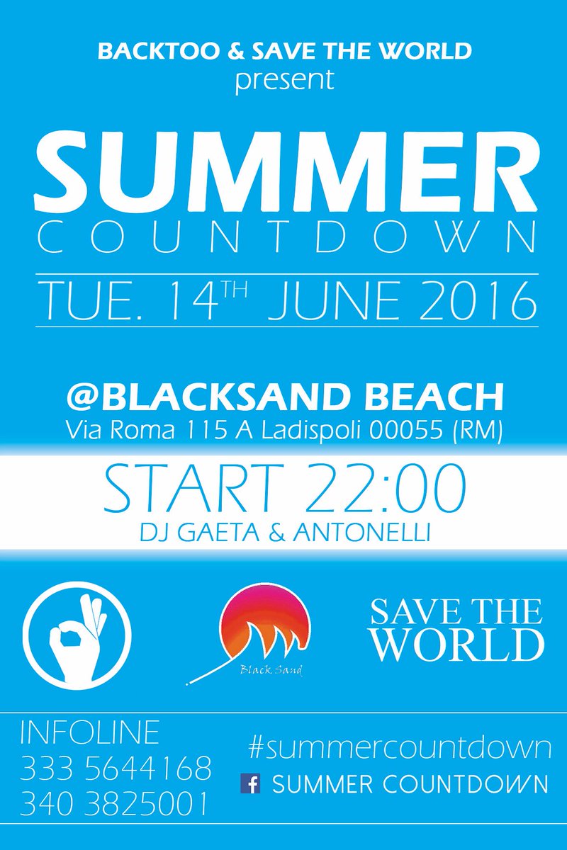 tittoantonelli's tweet photo. #SummerCountDown #Backtoo #STW #BlackSand #Ladispoli 👯🎉 https://t.co/gMseIAzqpy