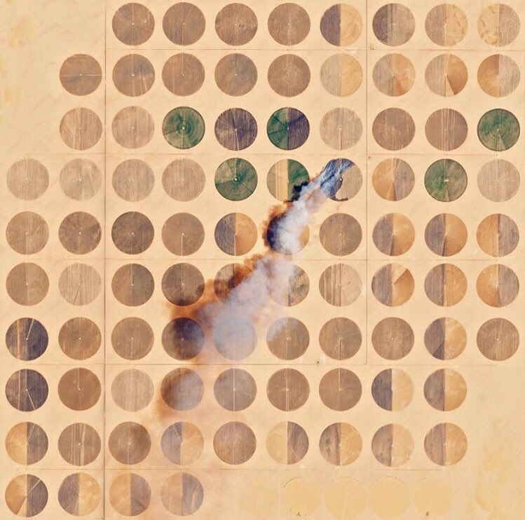 OsirisLabs's tweet image. Fire Burning Through A Field In The Desert - #Toshka, #Egypt — 2016 | #EgyptFromSpace #SatelliteImage #PlanetLabs