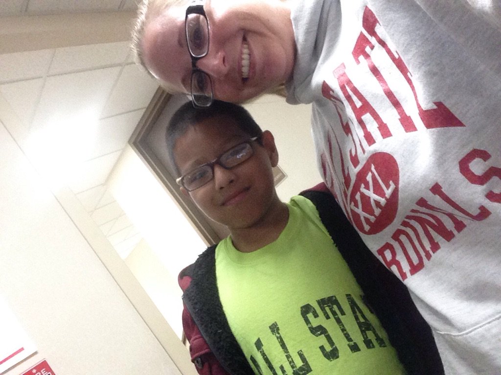 Happy college spirit day!!! #BallState #chirpchirp #sfe