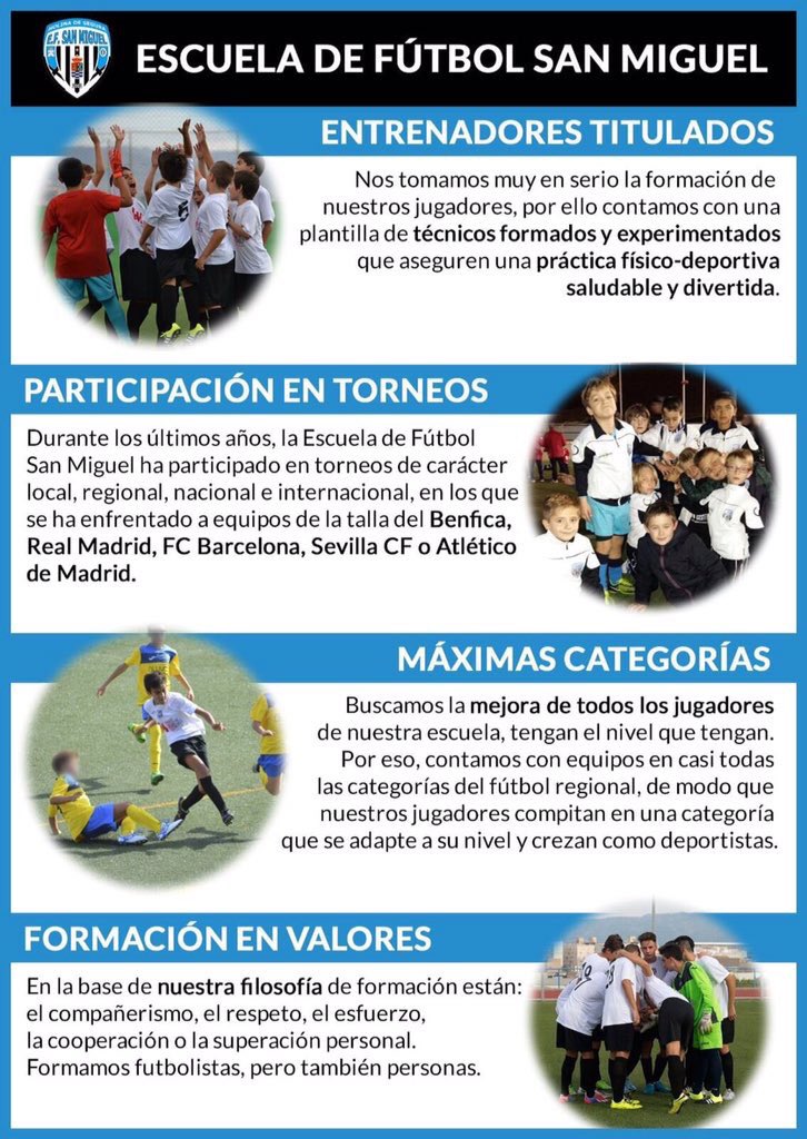 EFSANMIGUEL2003's tweet photo. OFICIAL | Abierto Plazo de Inscripción para la temporada 16/17. #efsmlive https://t.co/FBUviOKkvQ
