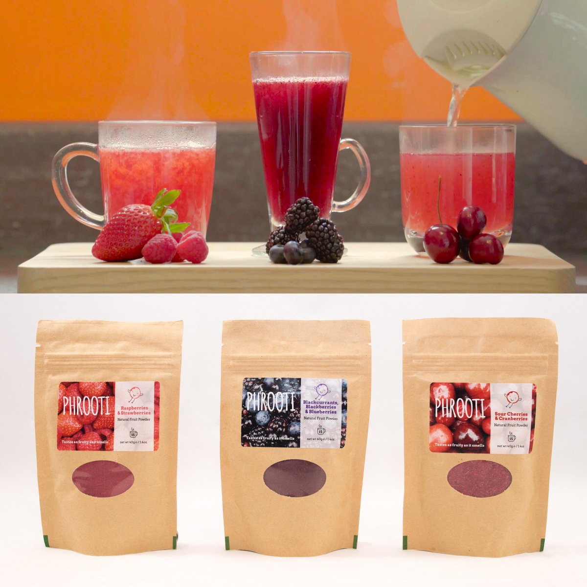 Frustrated with fruit tea smelling fruity but not tasting fruity? Us too! Vote for PHROOTI: bit.ly/1WbHTou