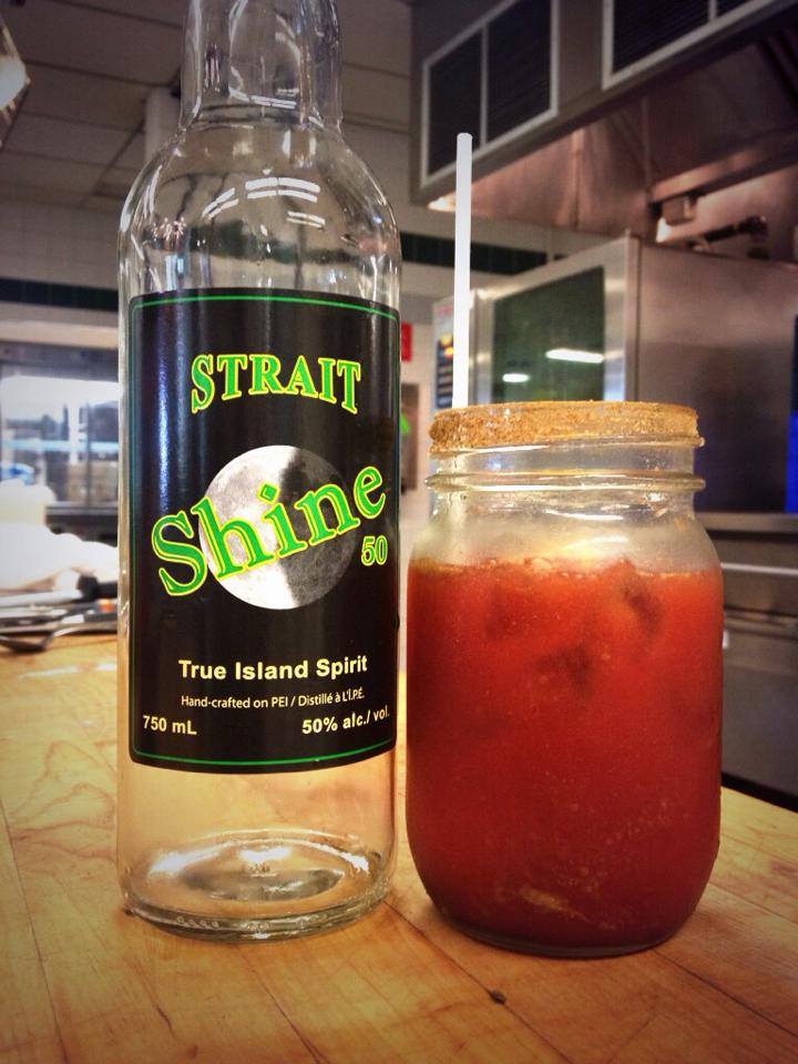 culinarycamps's tweet photo. It's #NationalCaesarDay a simple, classic drink with a little extra kick from #StraitShine #moonshine #PEIstyle https://t.co/qMH9dM1vRY