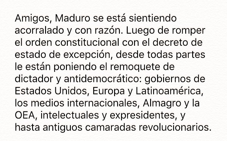 RAMÓN MUCHACHO tweet media