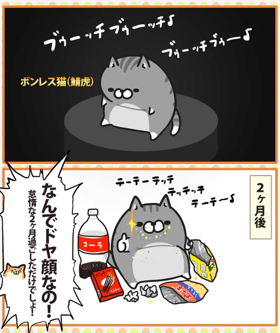 12000フォロワー達成記念投下!('ω')
せっかくなので猫にもさせてみた。 