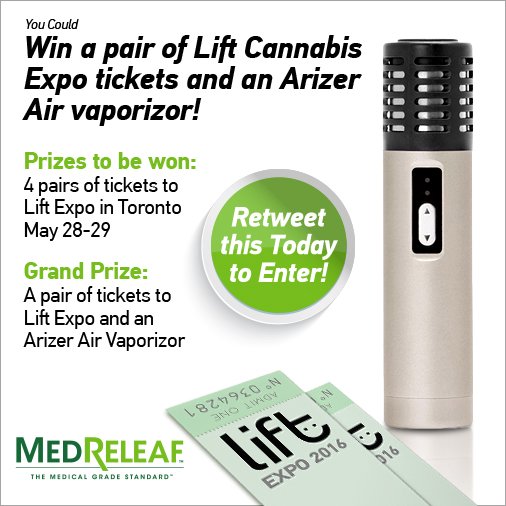 MedReleaf tweet picture