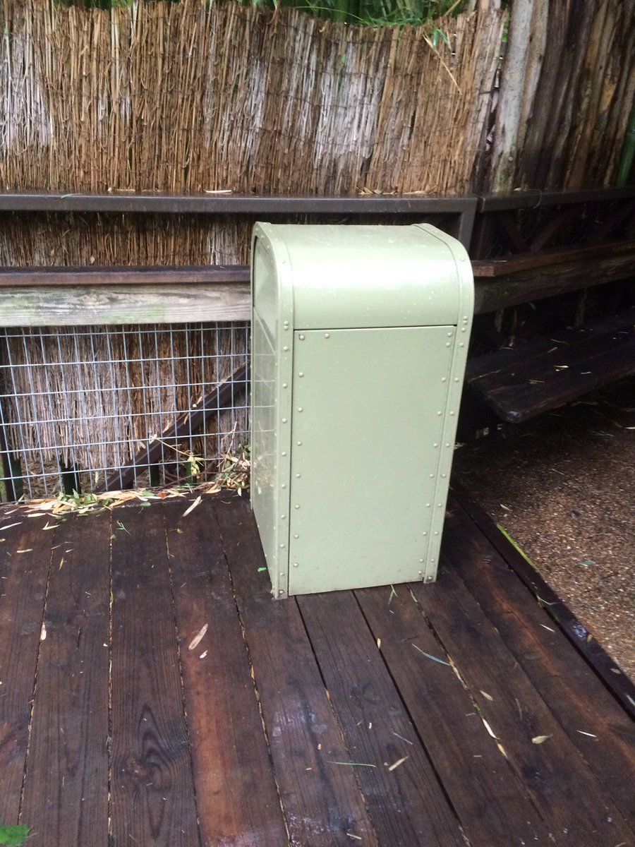 Spotted an endangered trash can at the zoo <a href="/burtonbiology/">J.J. Burton</a> do I get extra credit?