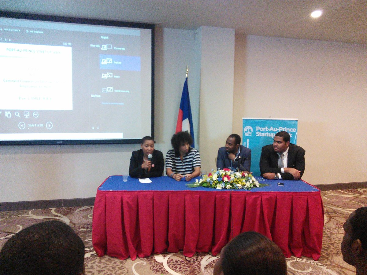 PAPSW_Tech's tweet image. How to finance a Startup: sources of funding available in Haiti
Marc-Alain Boucicault, Hassan Hajam, Etzer Émile