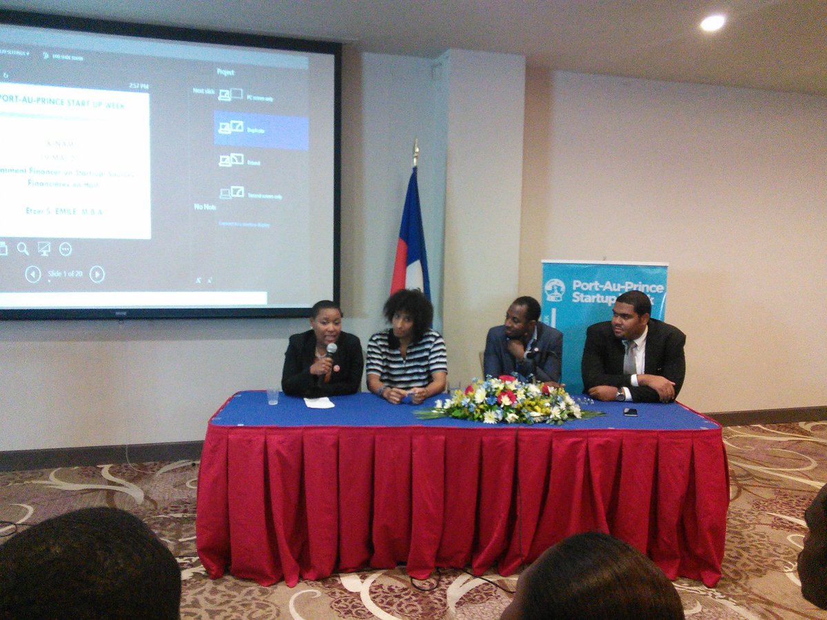 PAPSW_Tech's tweet image. How to finance a Startup: sources of funding available in Haiti
Marc-Alain Boucicault, Hassan Hajam, Etzer Émile