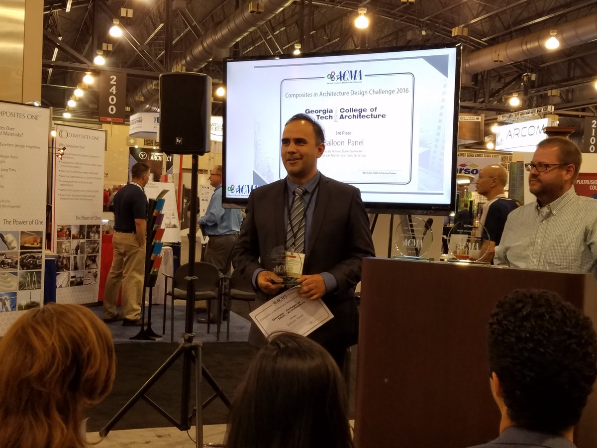 CompositeBuild's tweet image. Congratulations to the student competition winning teams! #AIACon16  @UCLA @TUArchitecture  @GeorgiaTech