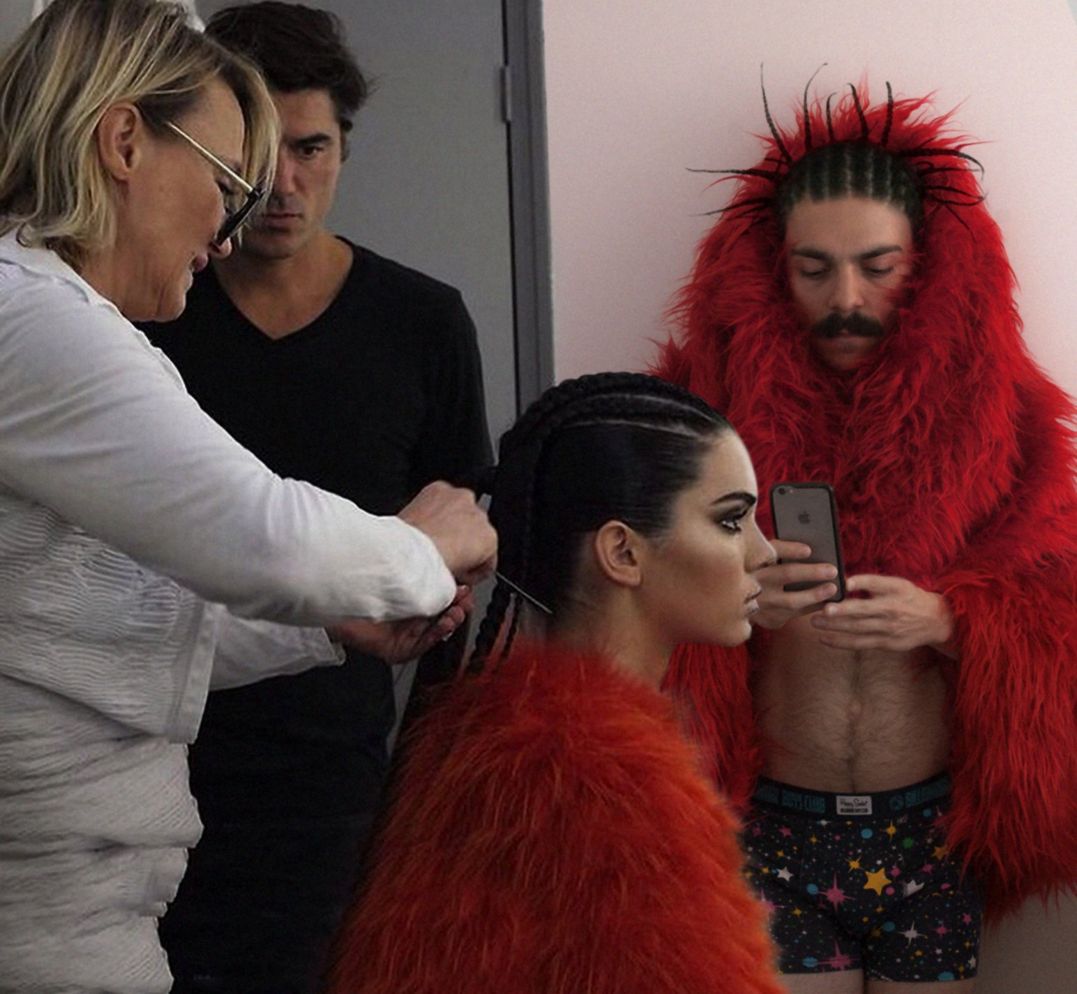 Kirby Jenner on Twitter "Elmo themed runway show! KendallJenner went