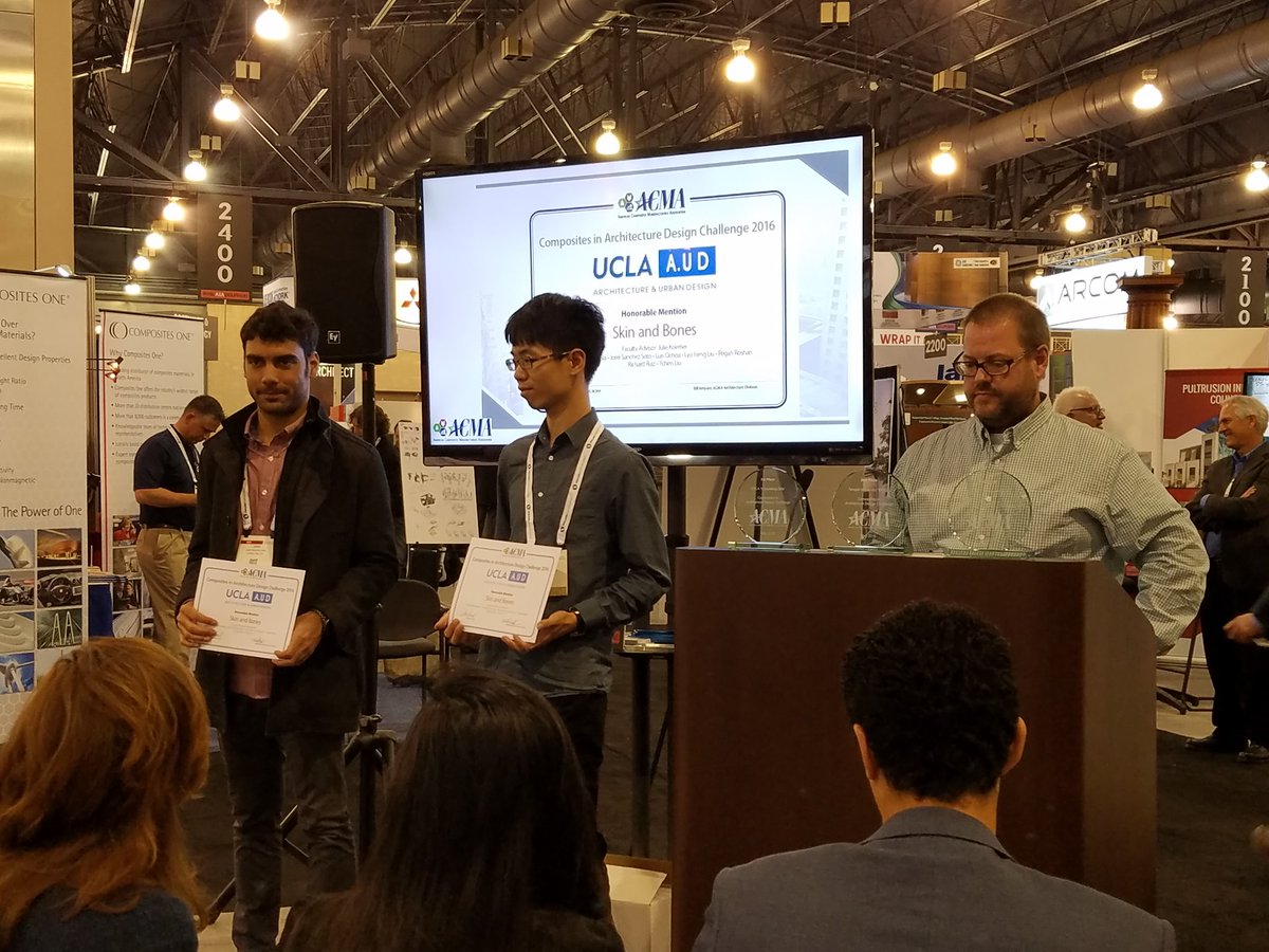 CompositeBuild's tweet image. Congratulations to the student competition honorable mention teams! #AIACon16 @UCLA @PhiladelphiaU @GeorgiaTech