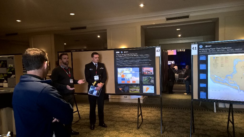 steve_snow_'s tweet photo. #CHC2016 @noaa @esri speaking on marine spatial data infrastructure #ArcGIS #maritime server #ENC #MACHC #gis #geo https://t.co/bJXrSxvr6U