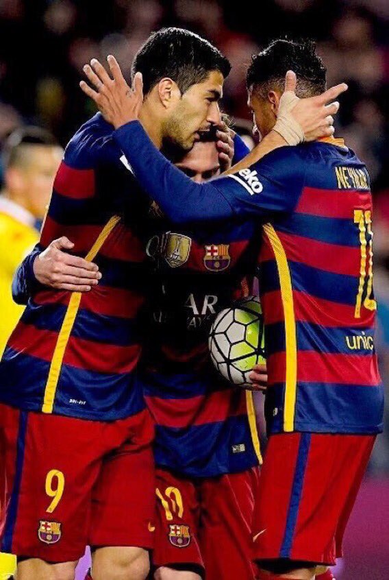 BarcelonaPosts's tweet image. MSN for Barça this season:
Suárez: 59 GOALS 
MESSI: 41 GOALS 
Neymar: 30 GOALS 

TOTAL: 130 GOALS 

Just unreal..