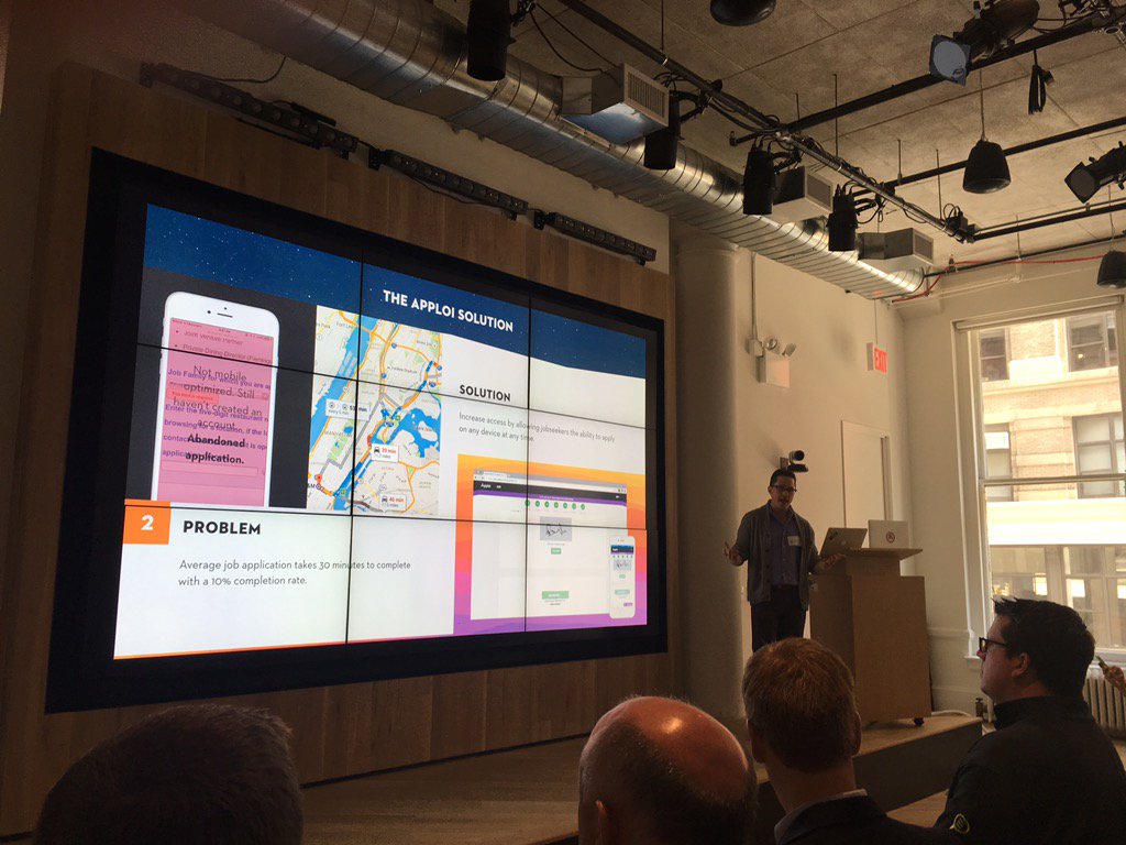 Great to join <a href="/Adams_Ideas/">Adam Lewis</a> and <a href="/Apploi/">Apploi</a> at #HRTechTank presentation today, meeting some great thinkers in #HRTech