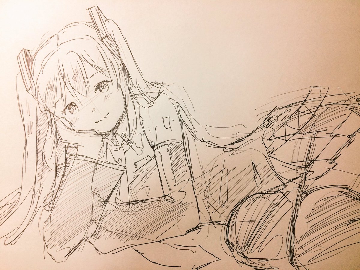 女の子の可愛いポーズを初音ミクさんで描く Pretrazi Twitter