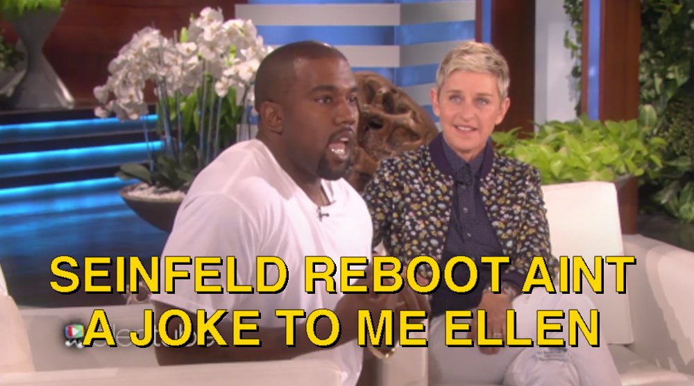 Seinfeld2000's tweet photo. what if i was kanye https://t.co/hxRqy0Lixf