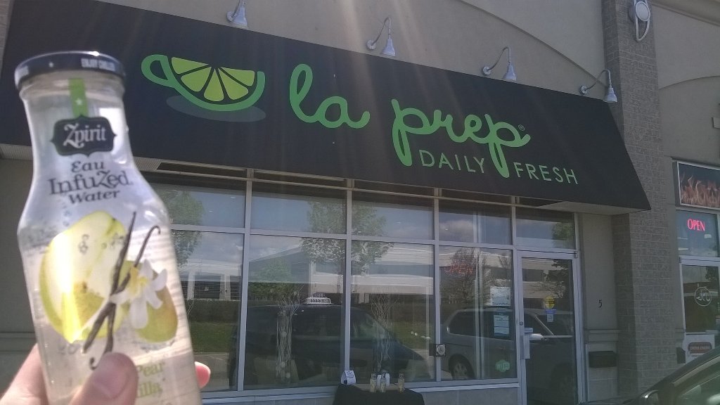 ZpiritWater's tweet photo. Sampling now on at @laprepcom Matheson location!! Many more next week in Oakville and Toronto. Stay tuned :) https://t.co/OlNHAUV5xk