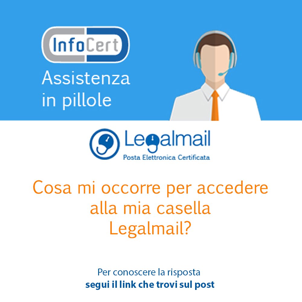 InfoCert_it's tweet photo. #InfoCertHelp
Cosa mi occorre per accedere alla mia casella #PEC #Legalmail?
Scoprilo qui https://t.co/LwoiKgYHC1 https://t.co/oVGYinaMfA