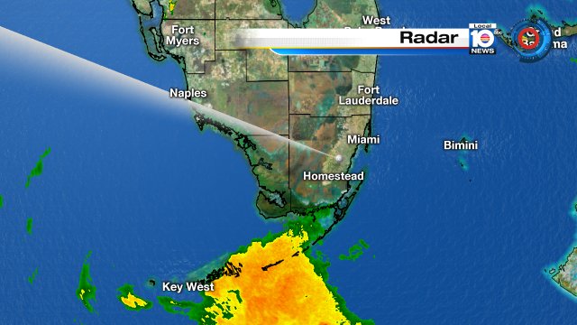 Humid afternoon in #SoFlo with rain in the Keys. More storms will develop later today. #FLwx https://t.co/Fv7SUjE79f