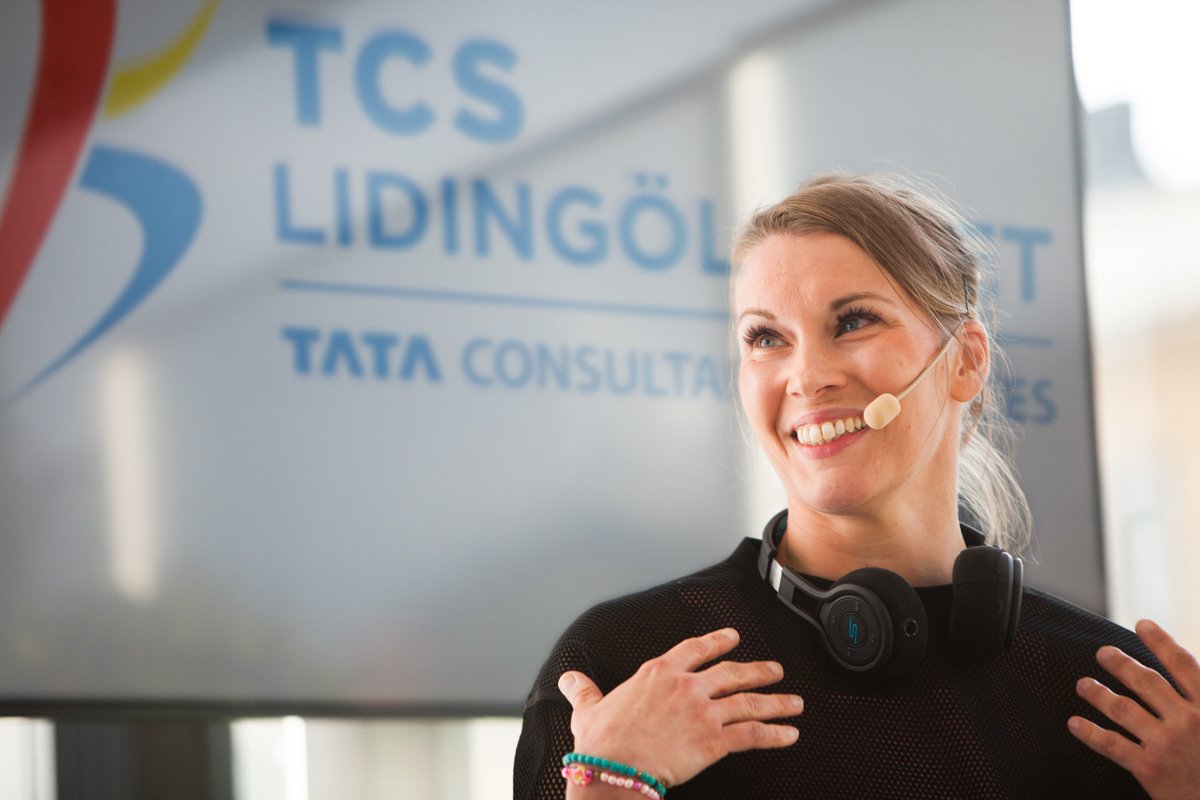 “The last 100m is extremely emotional, the ultimate runners high” <a href="/maratonpetra/">Petra Månström</a> at #TCSLidingöloppet launch event