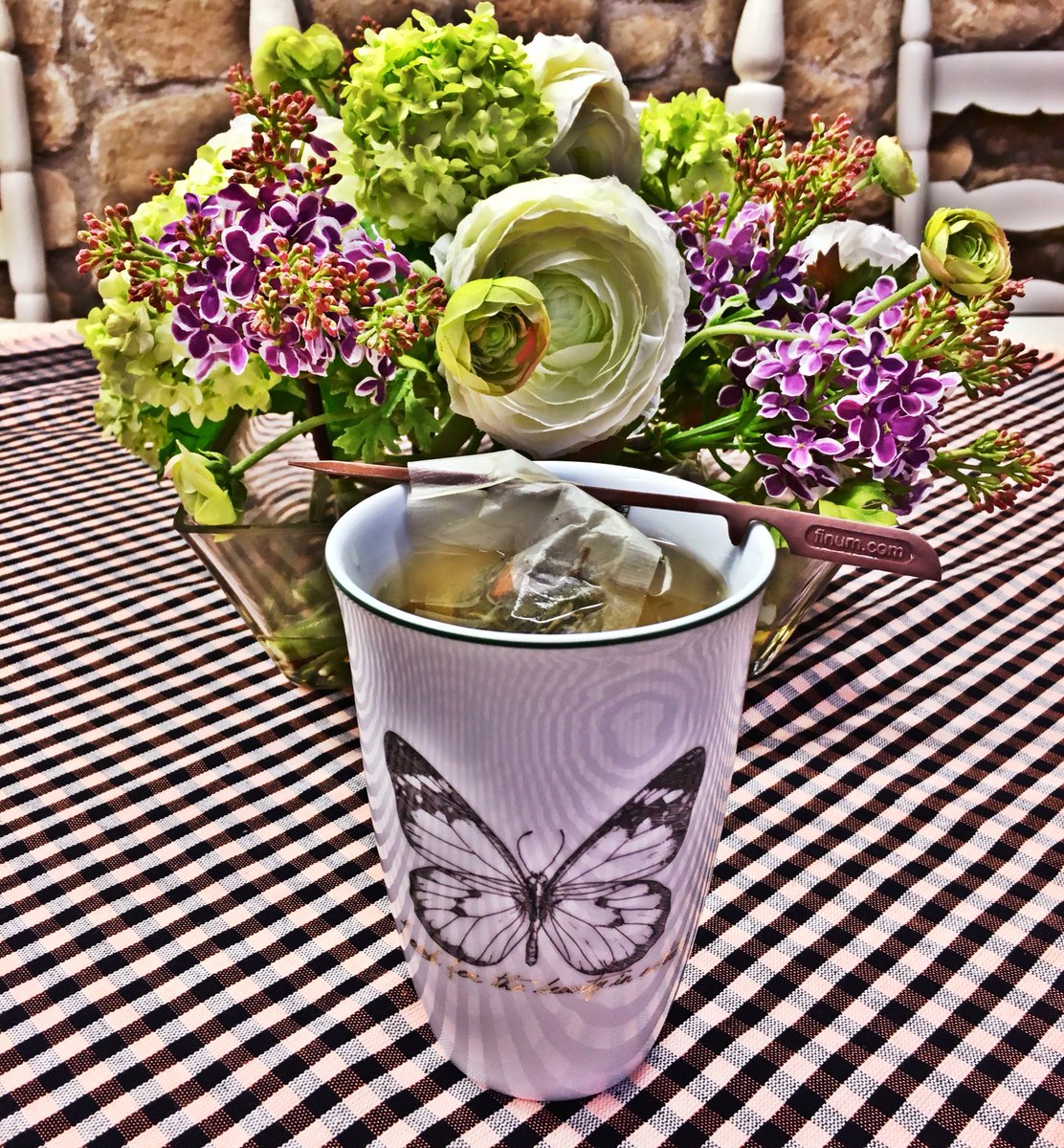 Tarde de fiesta en el Bed &amp; #Branding y yo como en casa. Mi té, mi filtro <a href="/FinumStyle/">finum</a> y una taza grande #tealover