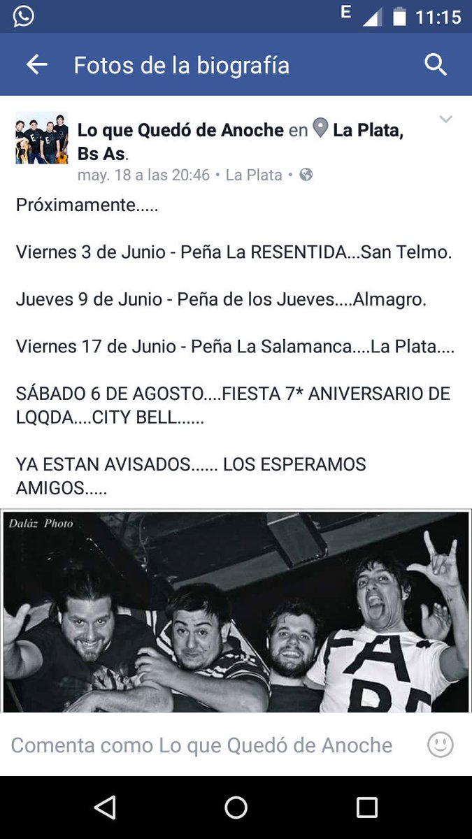 LQQDA's tweet photo. Próximas fechas de @LQQDA https://t.co/4O5a3DcOO9