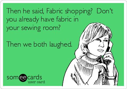 FabricEditions's tweet image. Is there even such a thing as enough fabric? #fabricmeme #quilterproblems