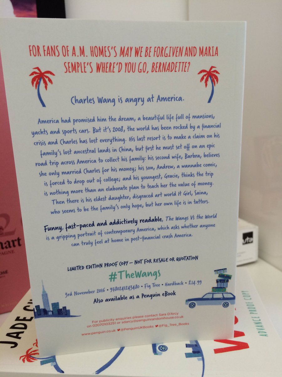 mushenska's tweet photo. Delighted to have early copies of #TheWangs in - an incredibly funny and clever read @Fig_Tree_Books https://t.co/Z9btiH5R5u