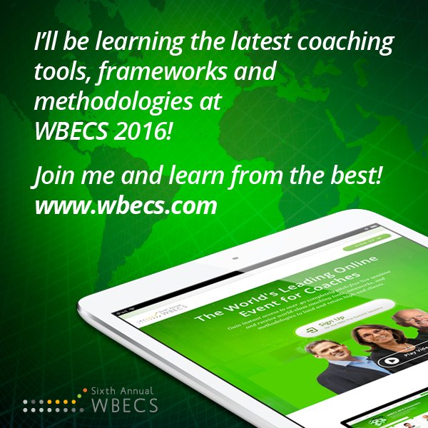 ChangeTools's tweet image. Great, free #WBECS webinars are ON for pro #coaches. Just registered for the Summit: coach.wbecs.com/wbecs2016/dn13/ #WBECs