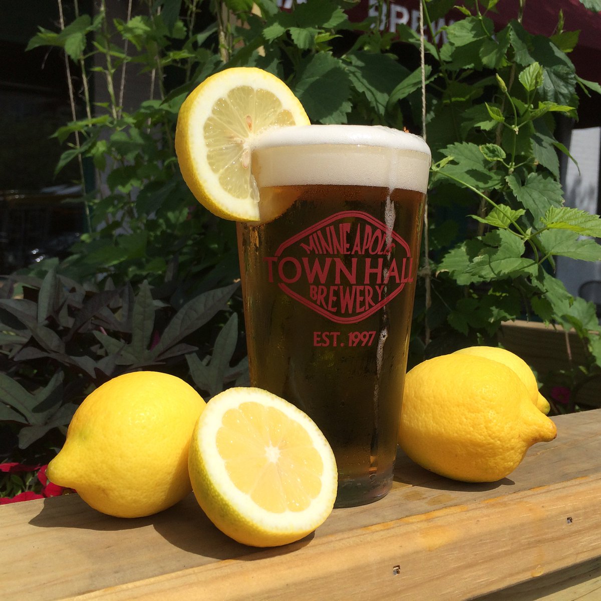 Lemon Aged is back this Memorial Day! Our ridiculously refreshing lemon lager taps at all 3 THB spots 5/30. #NewBrew