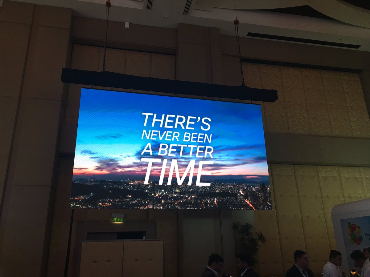 Aptec_Saudi's tweet photo. @CiscoDistEMEAR #CiscoConnect2016 #DCCIMKSA There's Never Been A Better Time !💪🏻 https://t.co/7duUeUEay8