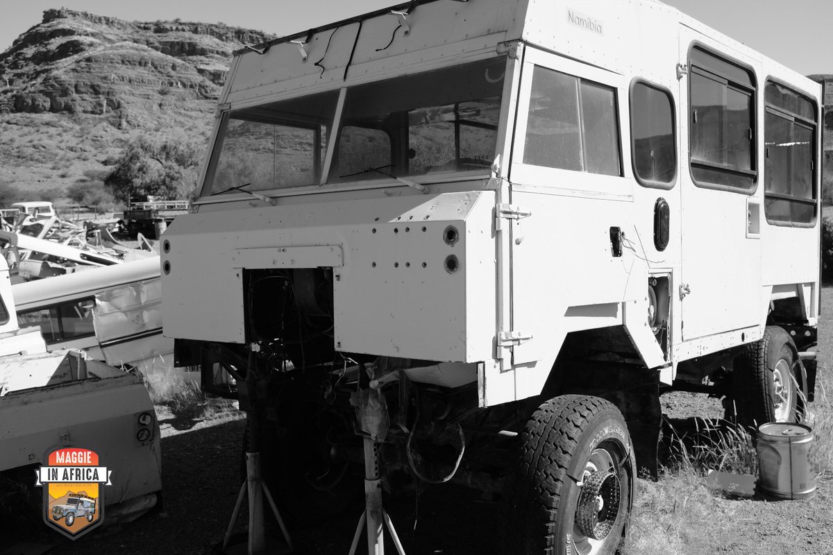 MaggieinAfrica's tweet photo. Landrover 101 FC found near Keetmanshoop, #Namibia #101FC #landrover #offroad #forwardcontrol #military #Overland https://t.co/Hu7DbIbjJB