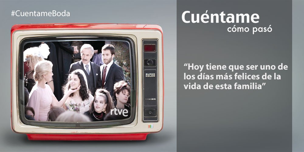 cuentametve's tweet photo. A punto de comenzar en  #CuentameBoda 
¡Gran final de temporada!
 En directo:  https://t.co/zvzw9Se0Gz https://t.co/G1Rm5NfKKj