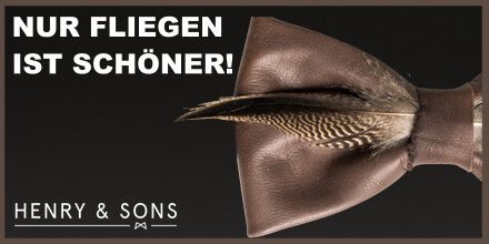 Henry_and_Sons's tweet photo. #Fliegen für den (vielleicht) besten Menschen der #Welt, den #Bräutigam https://t.co/XpGgXt9kWV #hochzeit #mode #ehe https://t.co/h04s9t225N