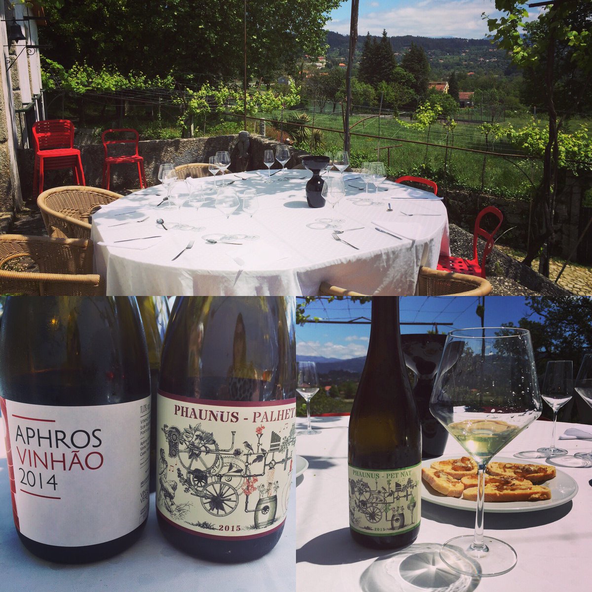 ThePerfectSpot's tweet photo. Our dreamy #Aphros lunch w/ the #winemaker, stellar #petnat + #naturalwines, talking #wine #spirituality #philosophy https://t.co/UWQVja5MrH
