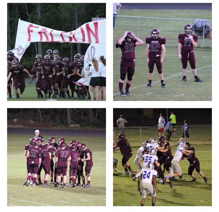 KristieAlderman's tweet image. Proud of #62 in his first start as a Varsity Falcon. #GoFalcons #springgame2016