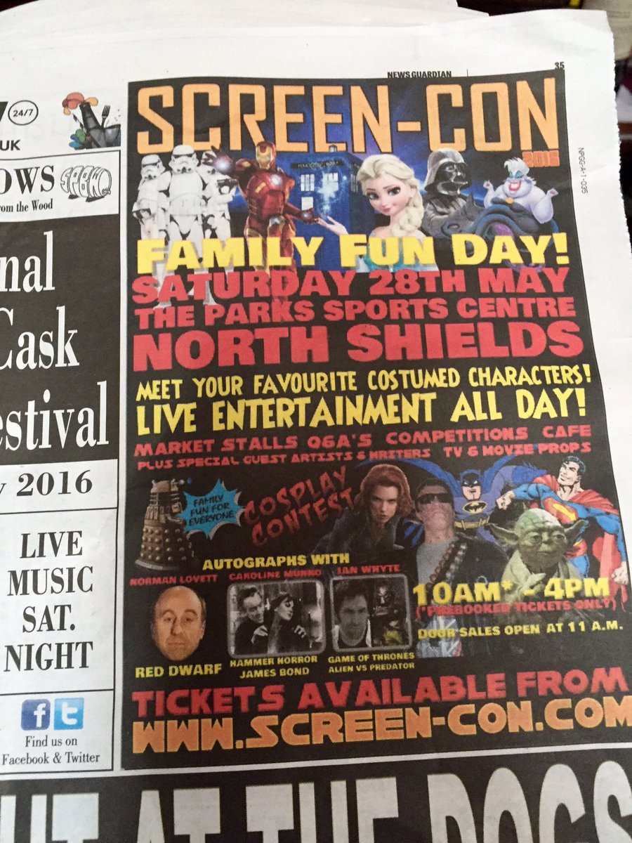 ScreenCon's tweet image. Hot off the press!

Tickets available at screen-con.com