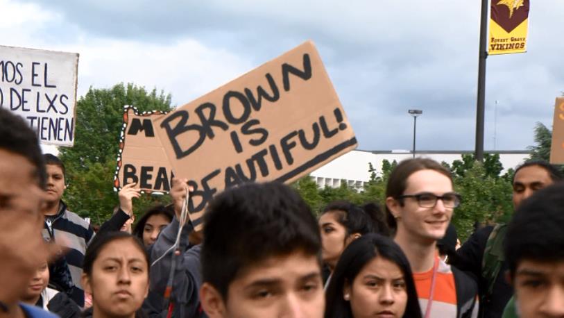 Forest Grove Forest Grove School Students Protesting Build Wall