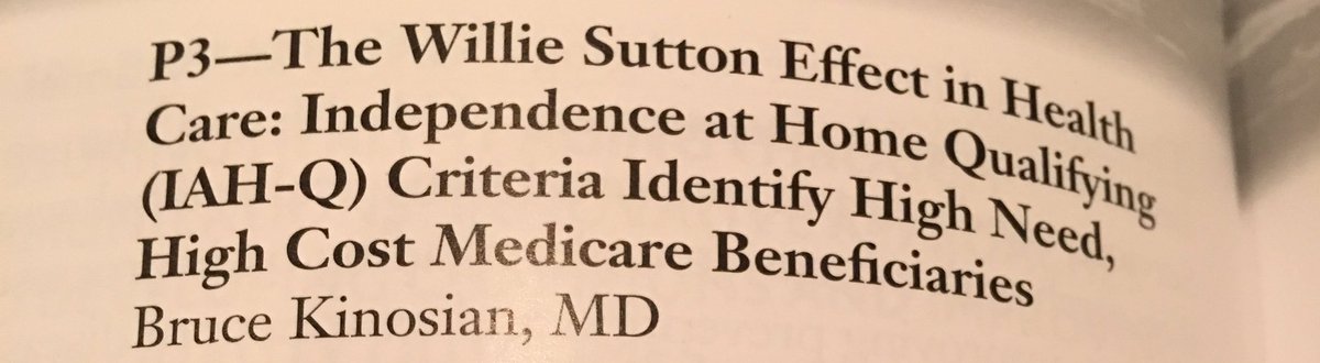 DrArunaJ's tweet photo. Independence at Home qualifying criteria DO identify high risk high cost #geriatric patients #IAHNOW #AGS16 https://t.co/W60PkVRREU