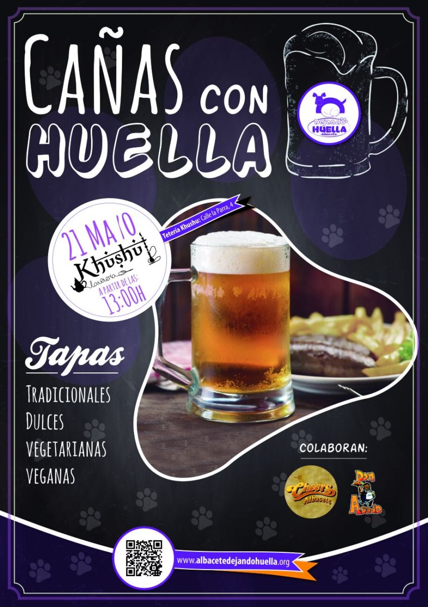 DejandoHuellaAB's tweet photo. ¿Te vienes el #21Mayo de tapas con tu 4 patas? Pasaremos un buen rato #Albacete La Parra, 8 en @KHUSHUTeteria https://t.co/zPviuDCM7K