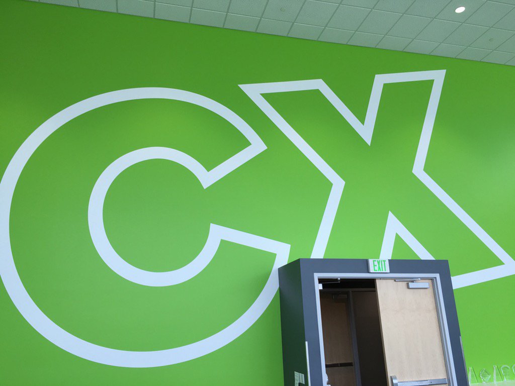 CarineClark's tweet photo. Door is open @MaritzCX for #mcxhack - green house lights are on through the night - hackathon has begun! https://t.co/0j7C4mX1gb
