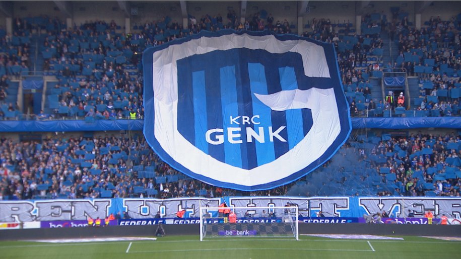 VTMStadion's tweet photo. Nieuws uit de Cristal Arena: @KRCGenkofficial stelt zijn nieuwe logo voor. #gnkand https://t.co/lwmBi9Gy0a