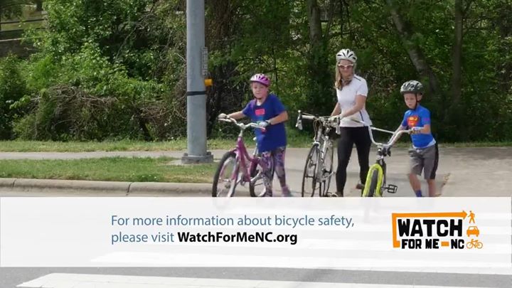Watch out for bicyclists when driving! Let's #Sharetheroad #NationalBicycleSafetyMonth #NCDOT