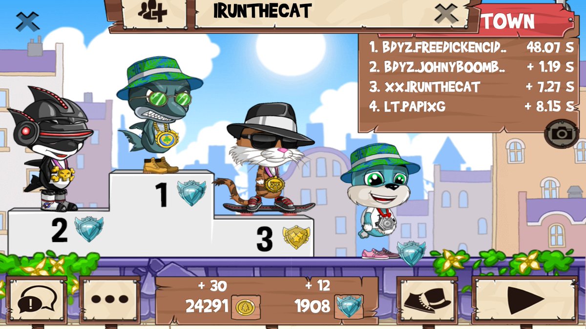 BarsHammond's tweet photo. Want to catch an L? #funrun2 #JOHNYBOOMBOOM #IRUNTHECAT #PAPIXG https://t.co/S38t6Q8p1r